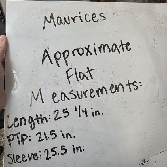 NEW Maurices Blue White Long Sleeve Button Up Western Rodeo Cowgirl Shirt Sz XL - Picture 11 of 11